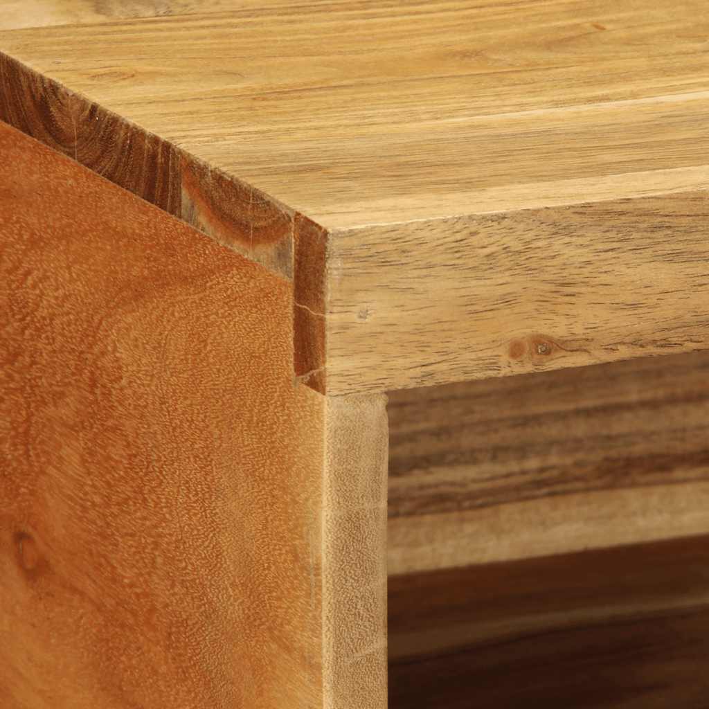TV-Møbel Tre Tv-benk Veggmontert 100x30x19 cm heltre akasie