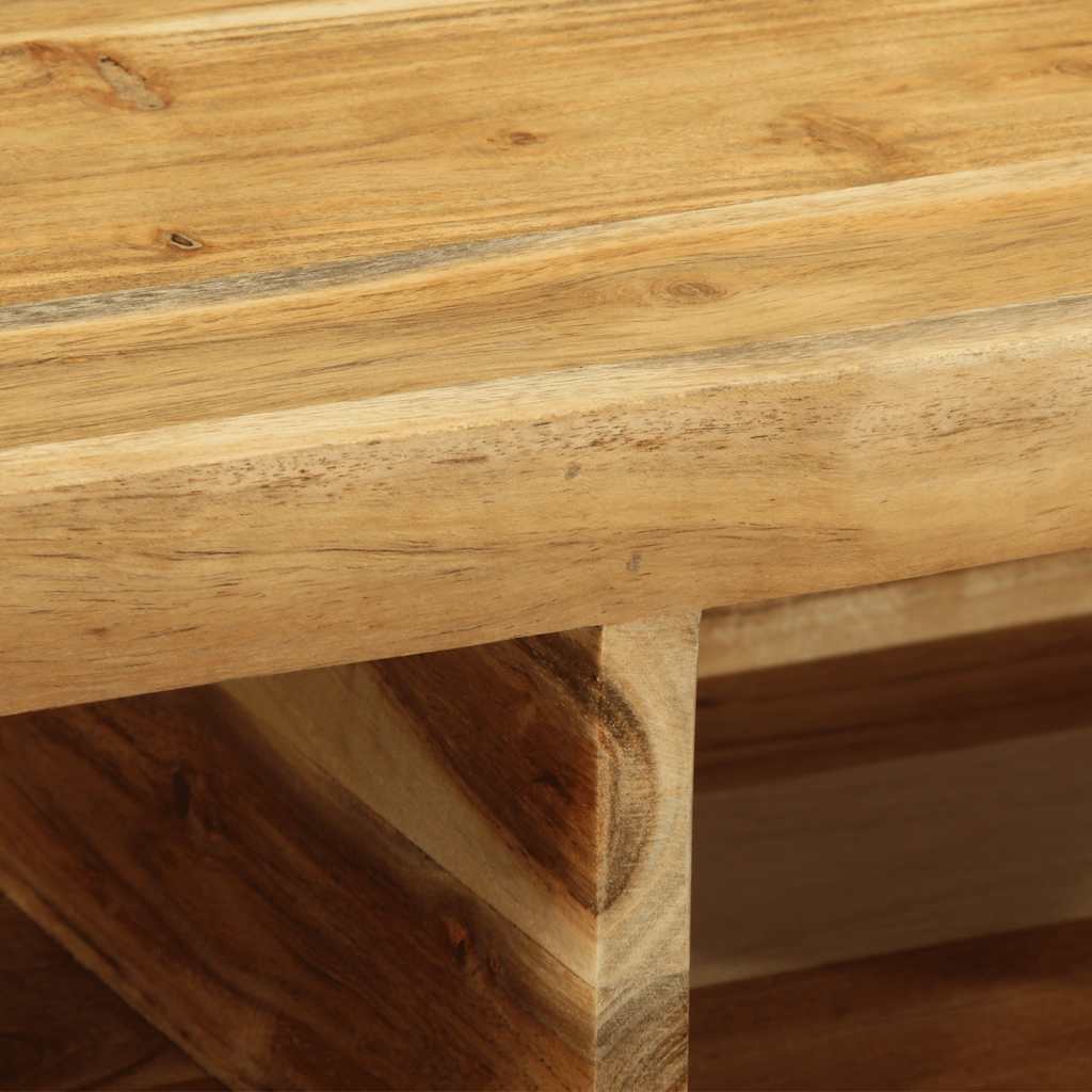 TV-Møbel Tre Tv-benk Veggmontert 100x30x19 cm heltre akasie