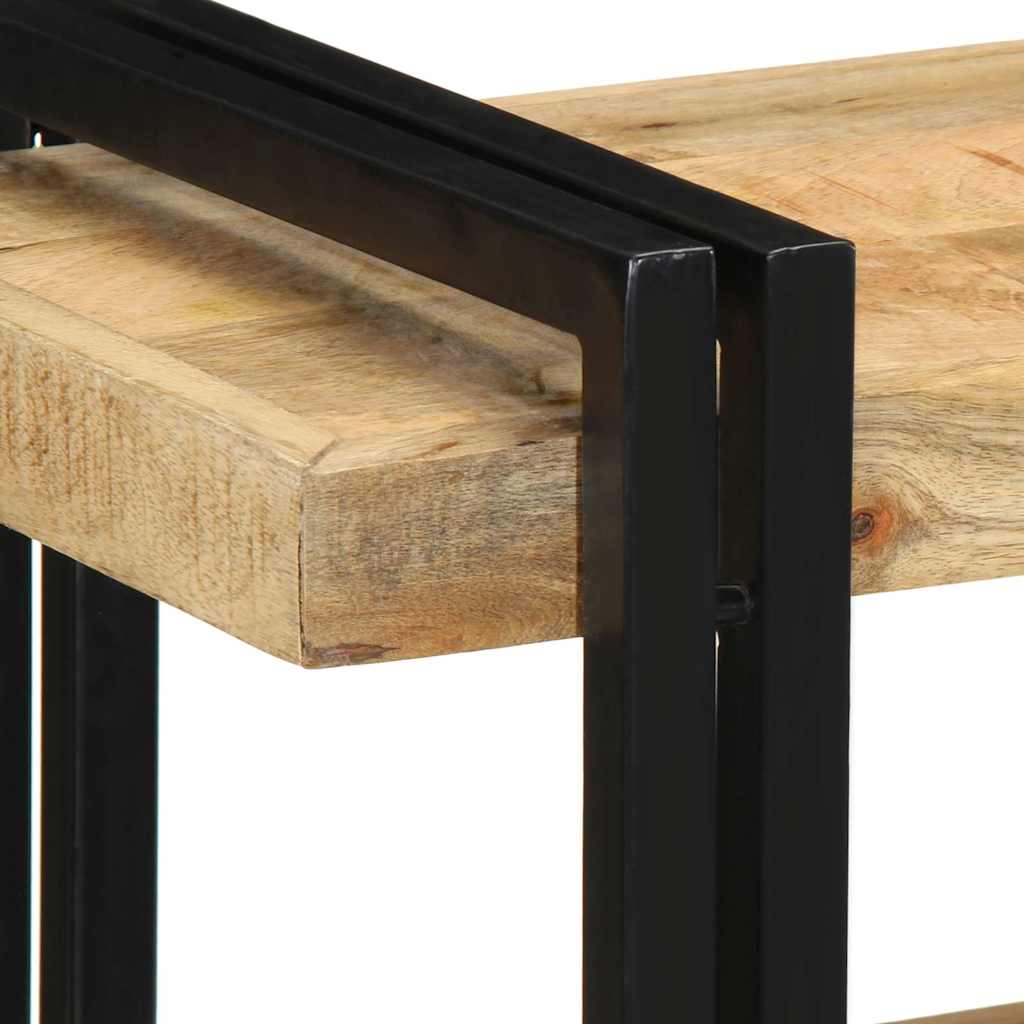 Vegghylle Tre 70x33x35 cm grovt heltre mangotre