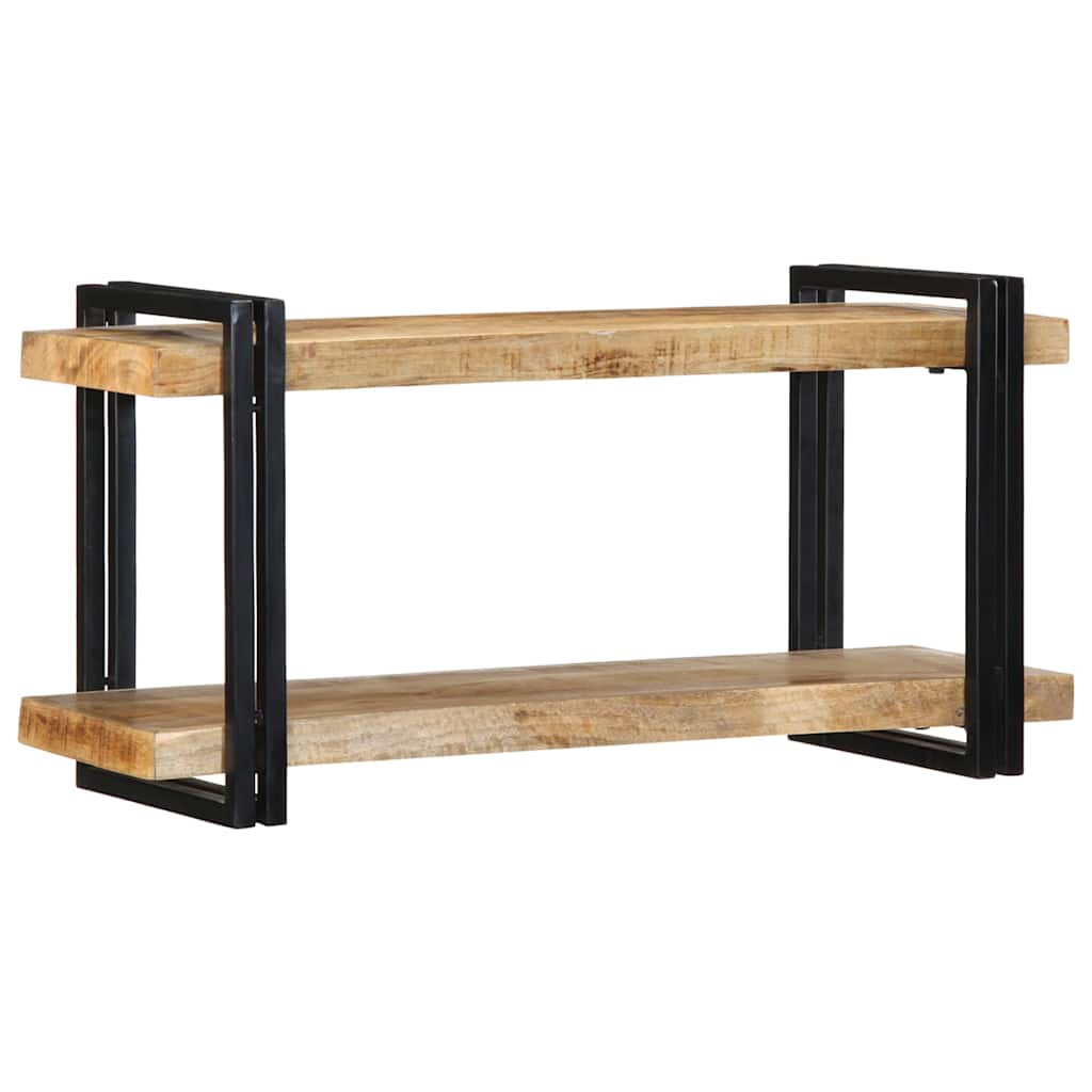 Vegghylle Tre 90x33x45 cm grovt heltre mangotre