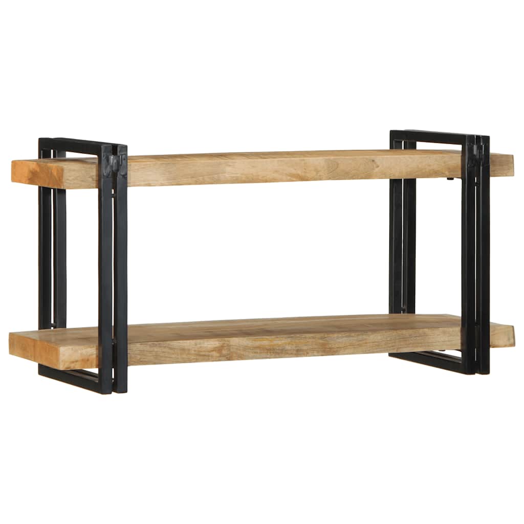 Vegghylle Tre 90x33x45 cm grovt heltre mangotre