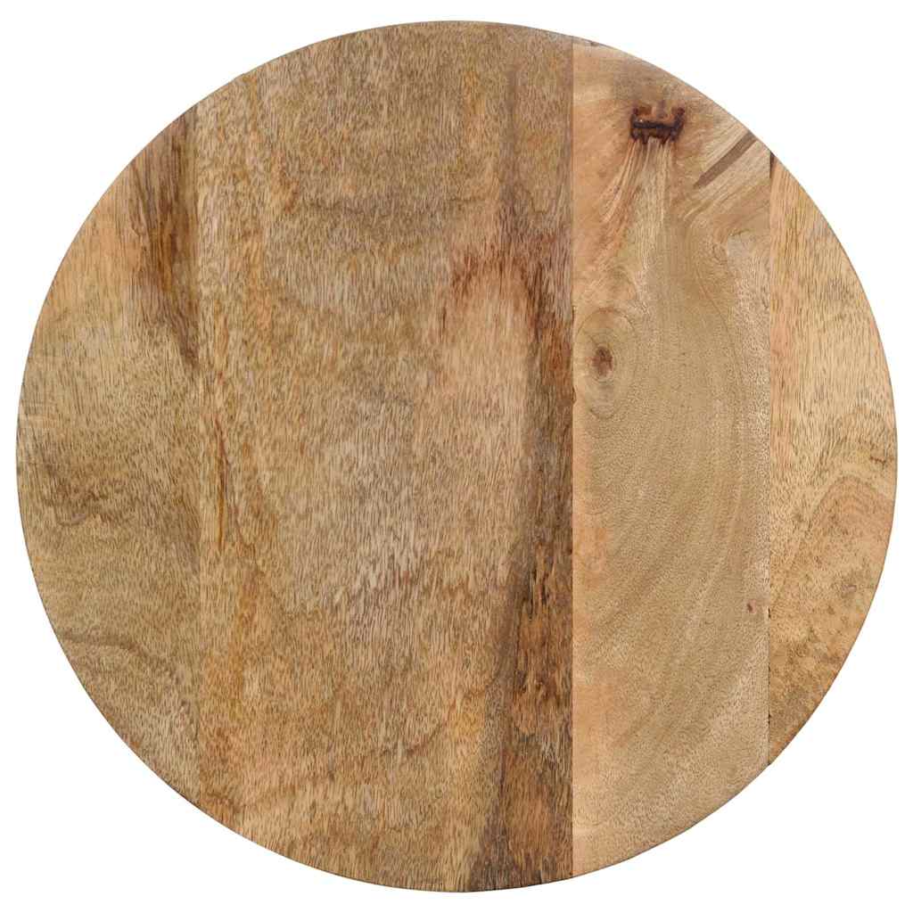 Sidebord Svart Ø37x45 cm heltre mango