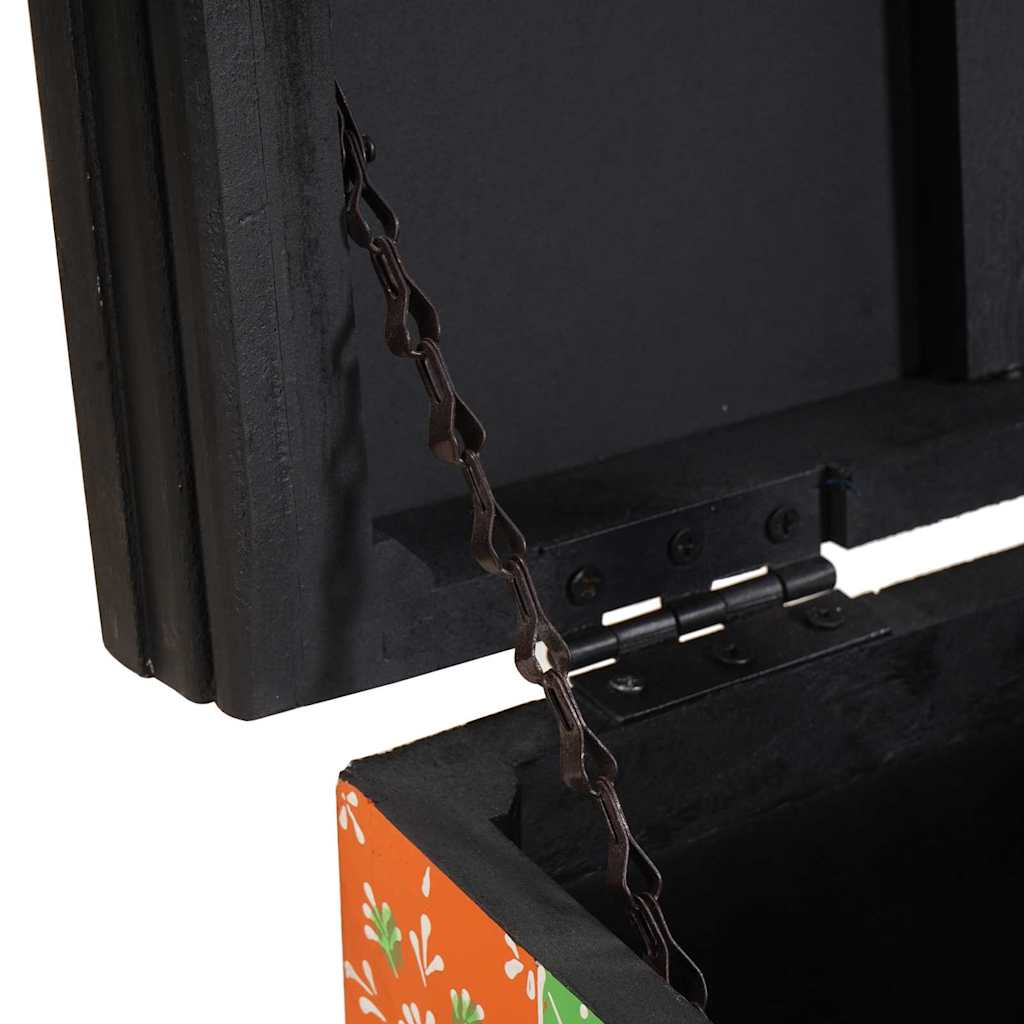 Oppbevaringskiste Flerfarget 40 x 30 x 30 cm Massivt mangotre