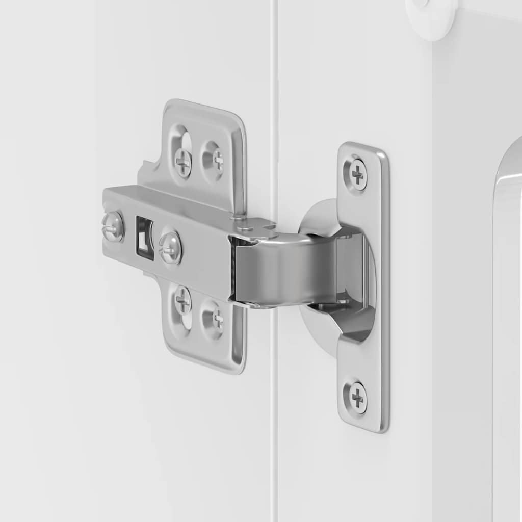 Kjøkkeninnredning Overskap veggskap med glassdør Høyglans hvit