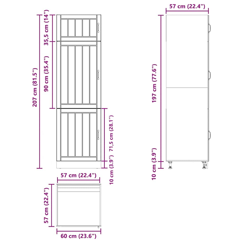 Kjøkkeninnredning Kjøkkenskap Lucca Artisan Eik