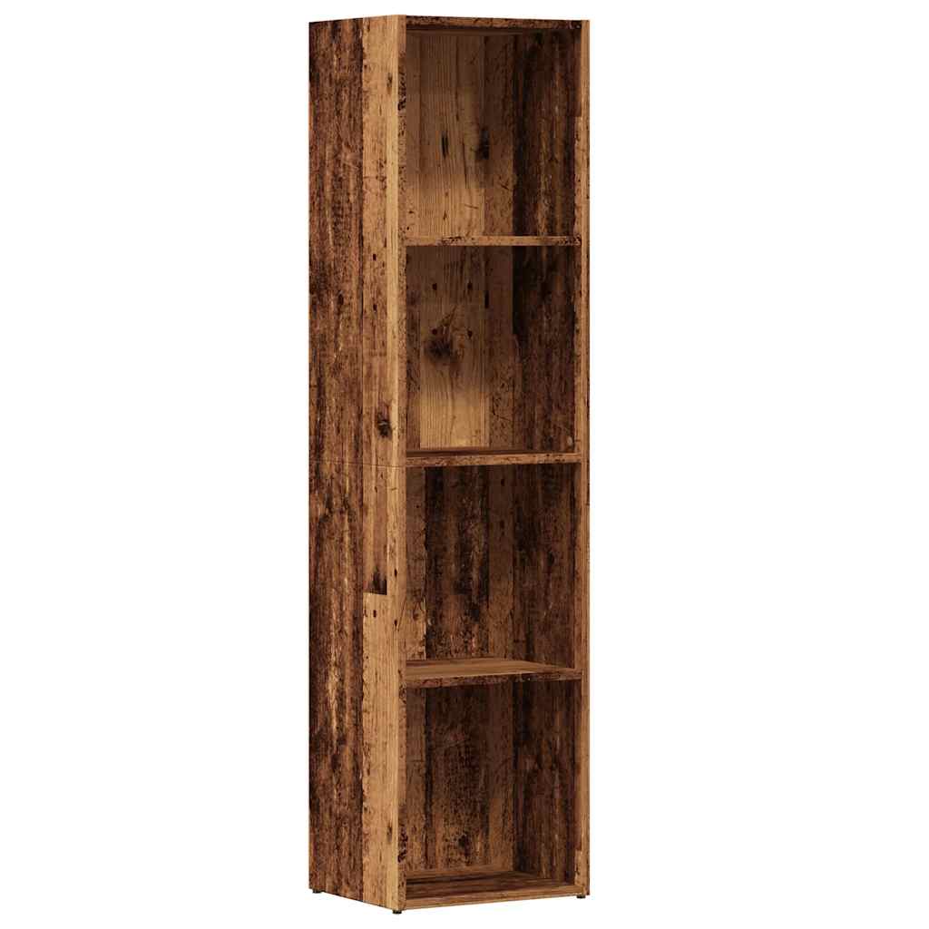 Bokhylle Gammelt Tre 36x30x143 cm