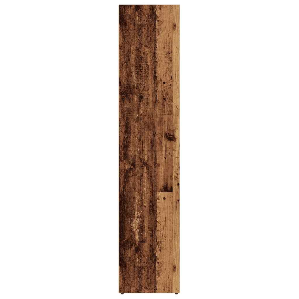 Bokhylle Gammelt Tre 36x30x143 cm
