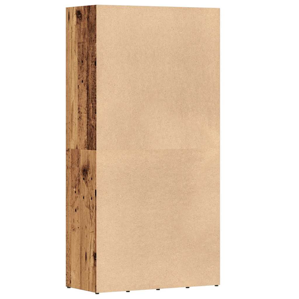 Bokhylle Gammelt Tre 66x30x130 cm