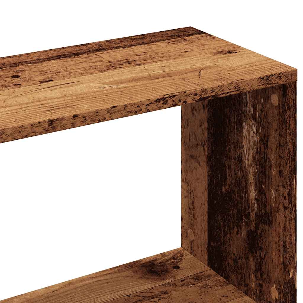 Bokhylle Gammelt Tre 45x24x159 cm