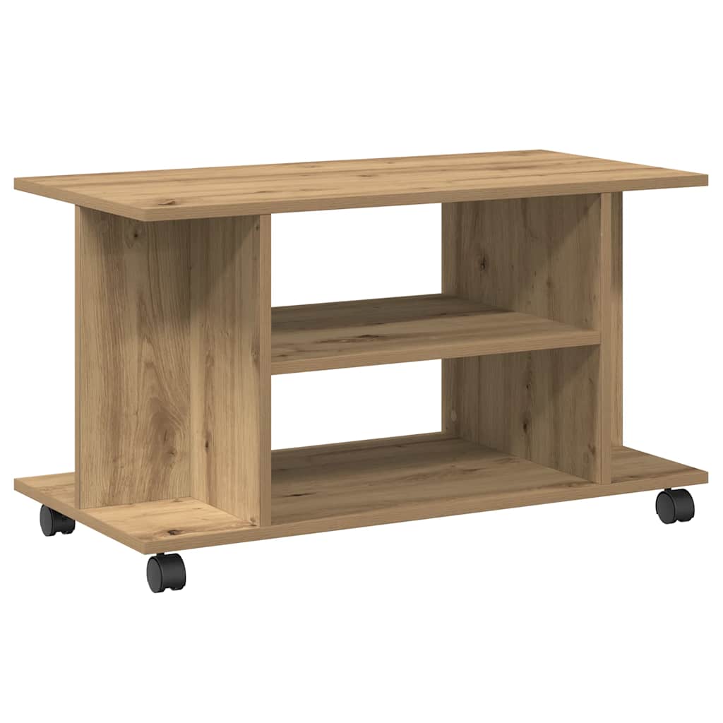 TV-Møbel Artisan Eik Tv-benk med hjul 80x40x45 cm