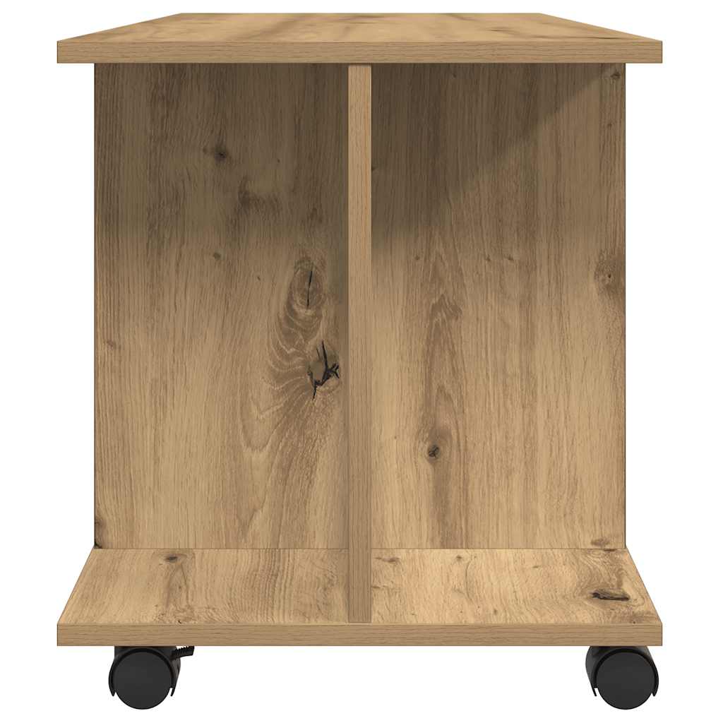 TV-Møbel Artisan Eik Tv-benk med hjul 80x40x45 cm