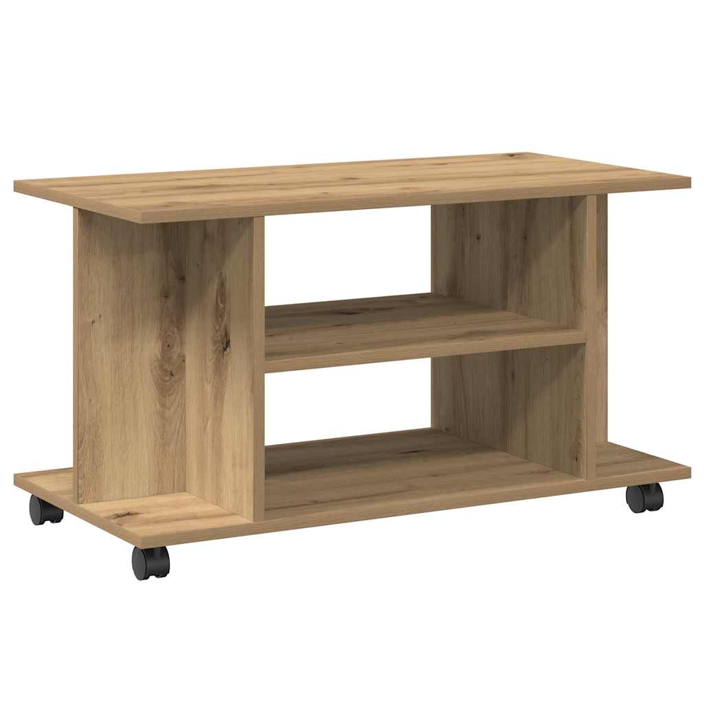 TV-Møbel Artisan Eik Tv-benk med hjul 80x40x45 cm