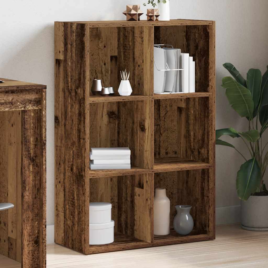 Bokhylle Gammelt Tre 66x30x98 cm
