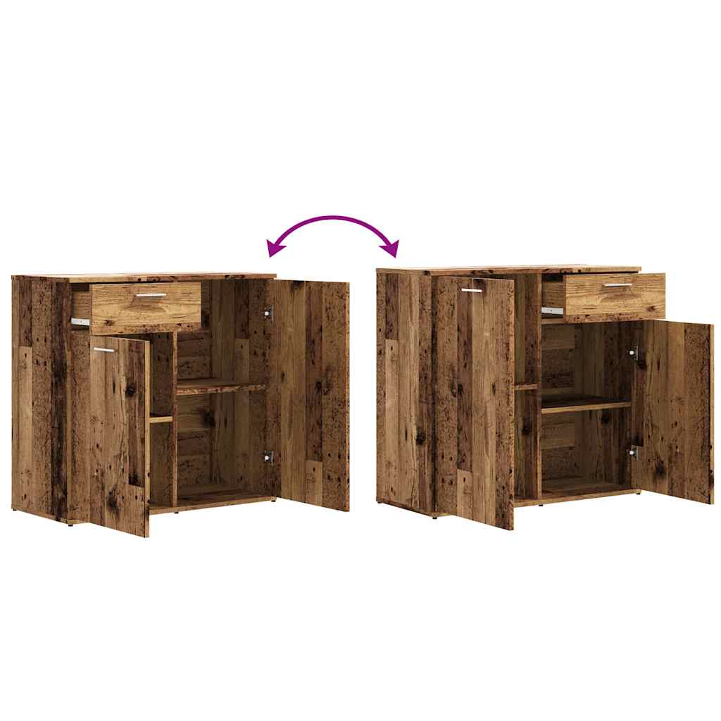 Skjenk Gammelt Tre 80x36x75 cm