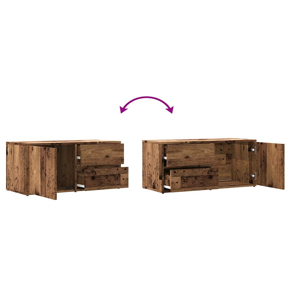 TV-Møbel Gammelt Tre Tv-benk 80x34x35,5 cm