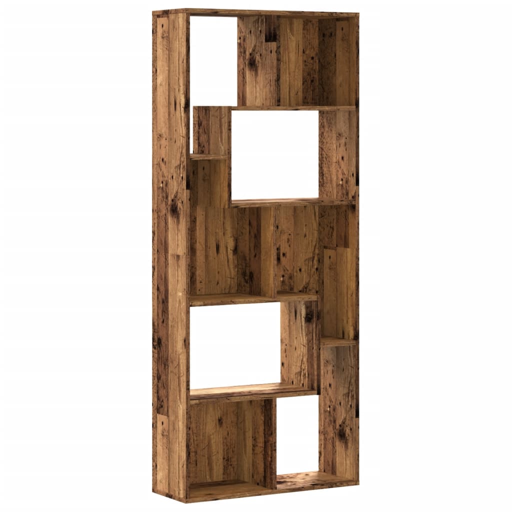 Bokhylle Gammelt Tre 67x24x161 cm