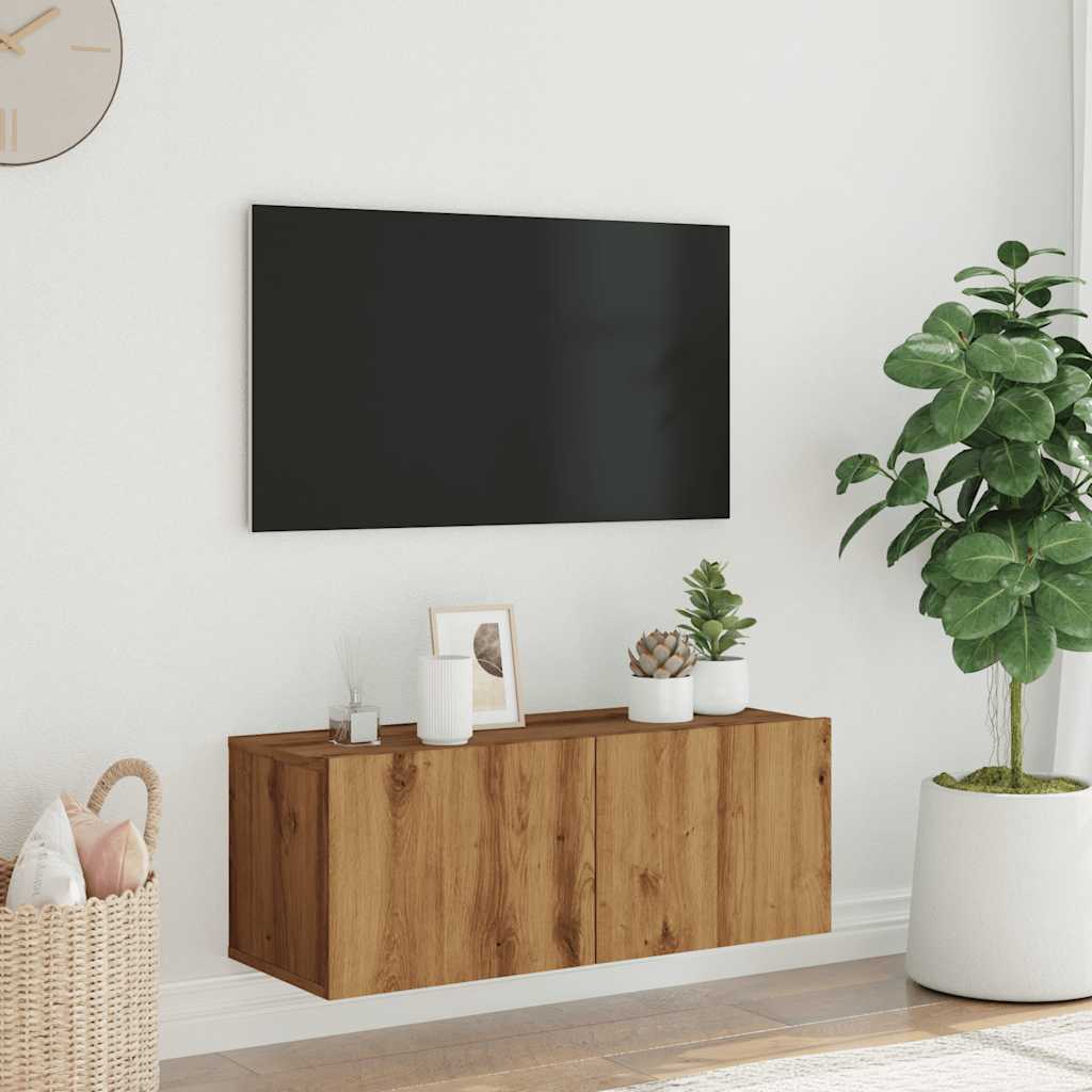 TV-Møbel Artisan Eik Tv-benk 80x30x30 cm