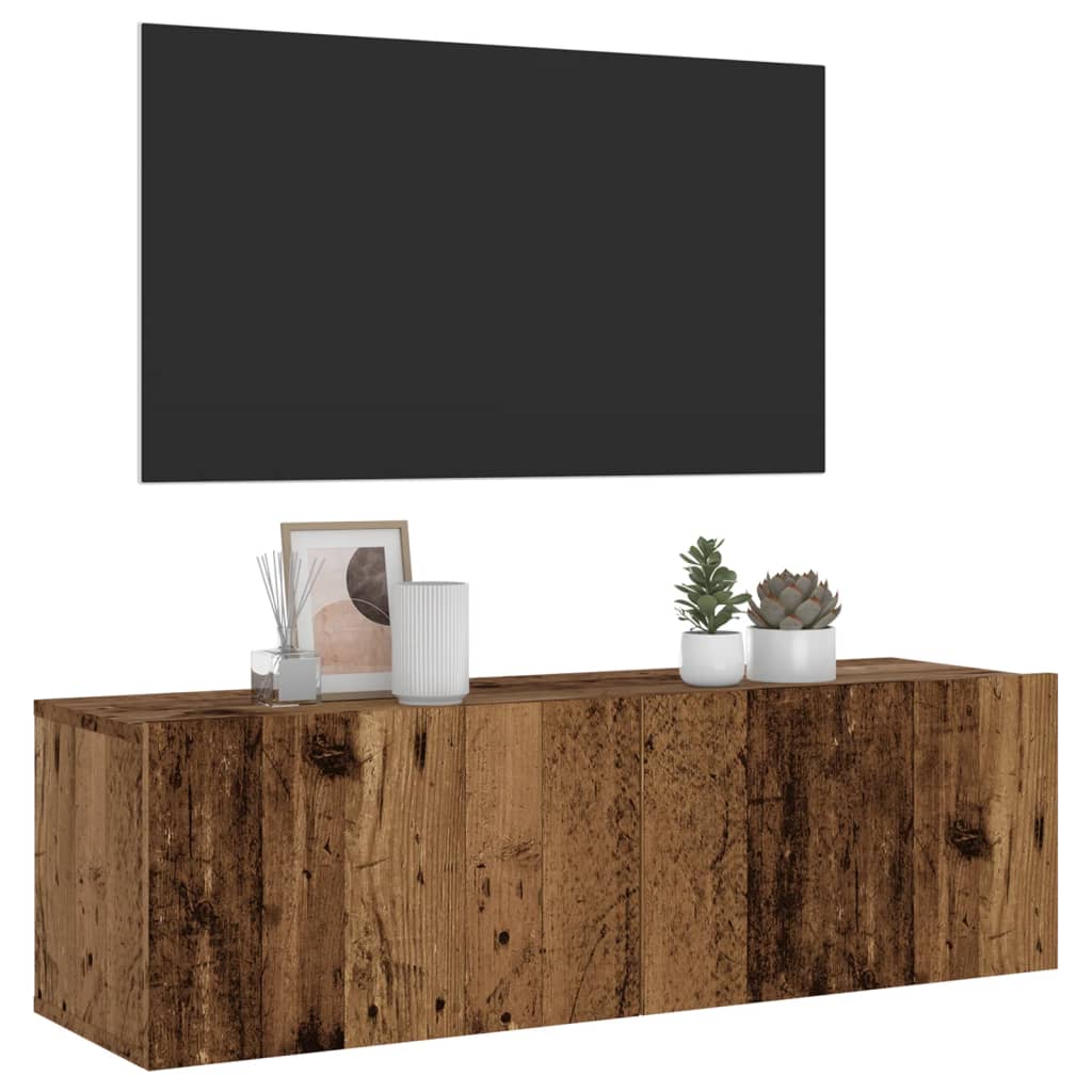 TV-Møbel Gammelt Tre Tv-benk 100x30x30 cm
