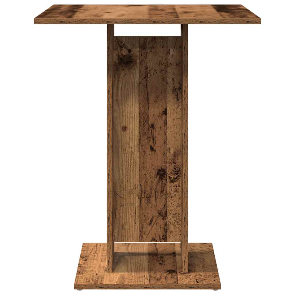 Bistrobord gammelt tre 60x60x75 cm konstruert tre