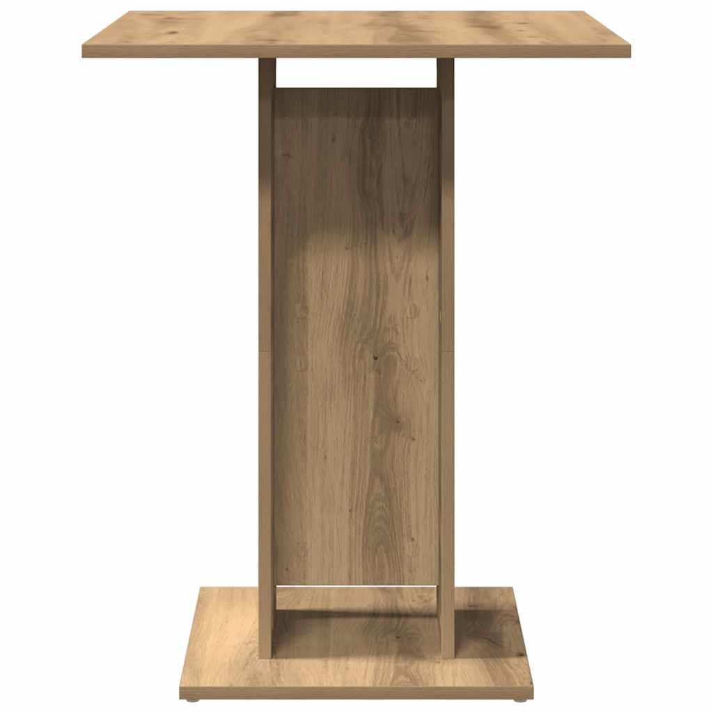 Bistrobord artisan eik 60x60x75 cm konstruert tre