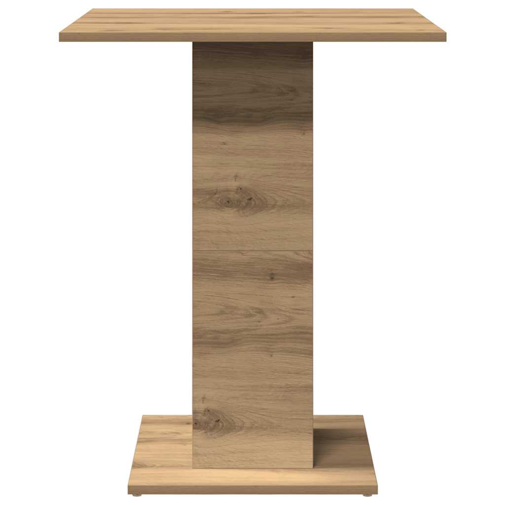 Bistrobord artisan eik 60x60x75 cm konstruert tre