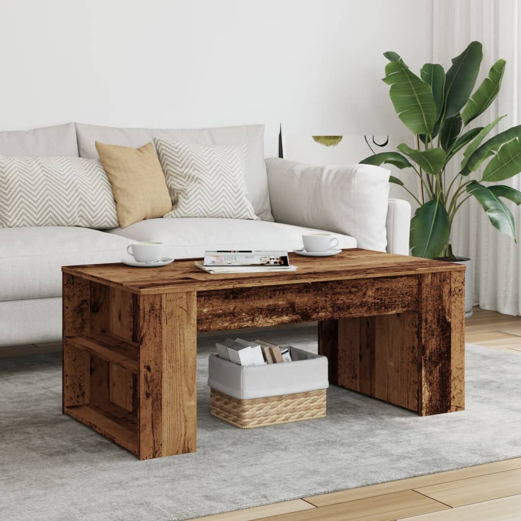 Salongbord Sofabord Gammelt Tre 102x55x42 cm