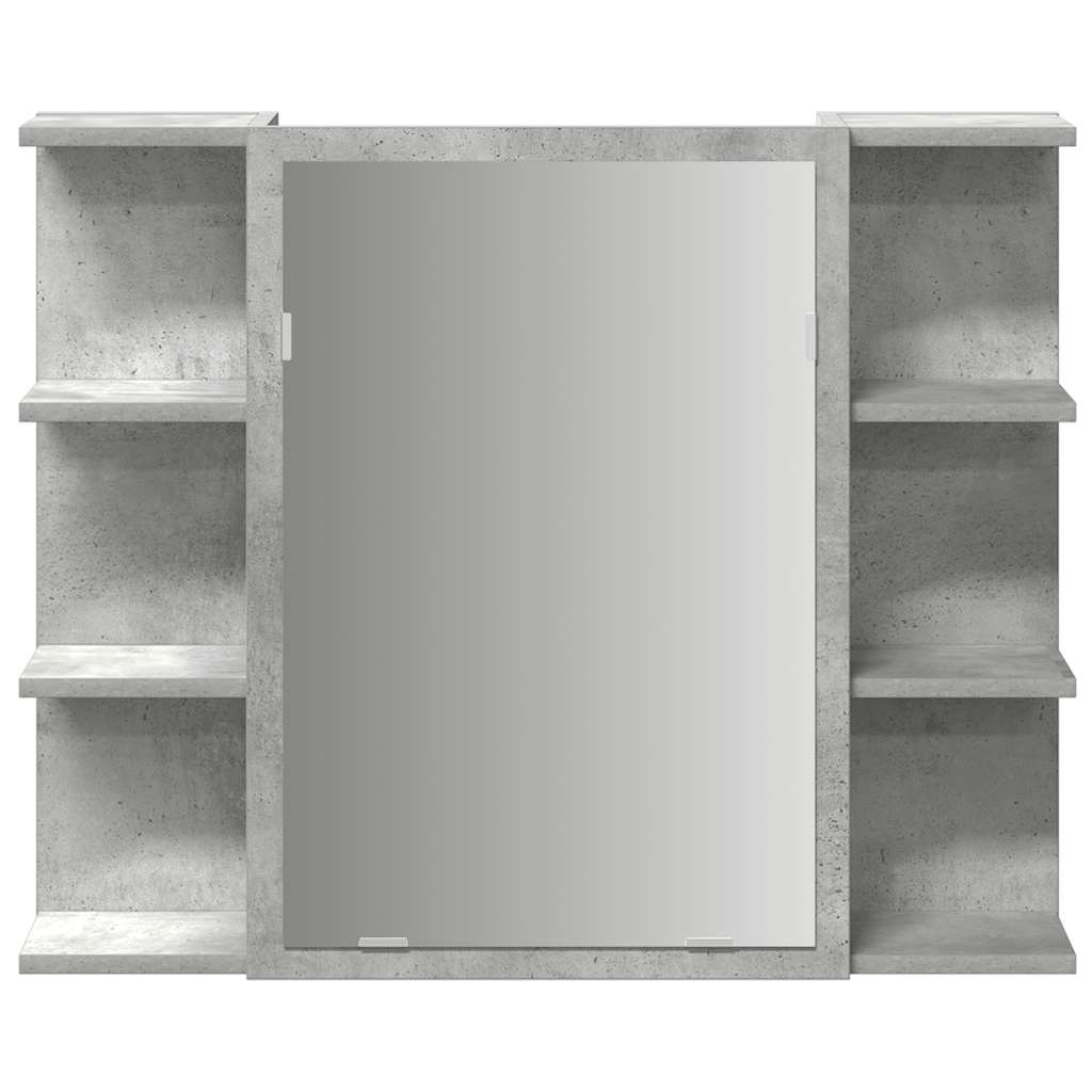 Baderomsspeil Skap Betonggrå 80x20,5x64 cm