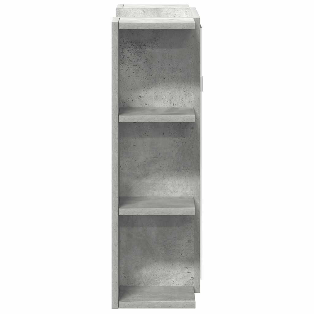Baderomsspeil Skap Betonggrå 80x20,5x64 cm