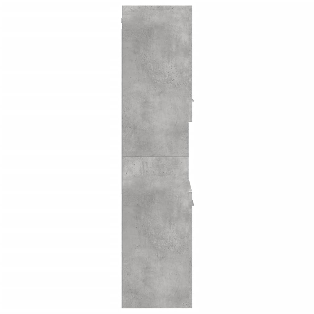 Baderomsskap Betonggrå 30x30x130 cm