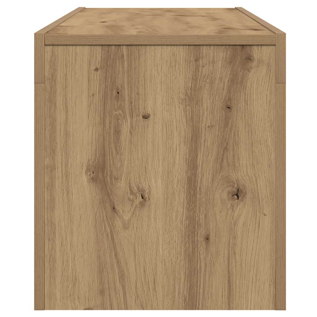 TV-Møbel Artisan Eik Tv-benk med LED-lys 120x36,5x40 cm