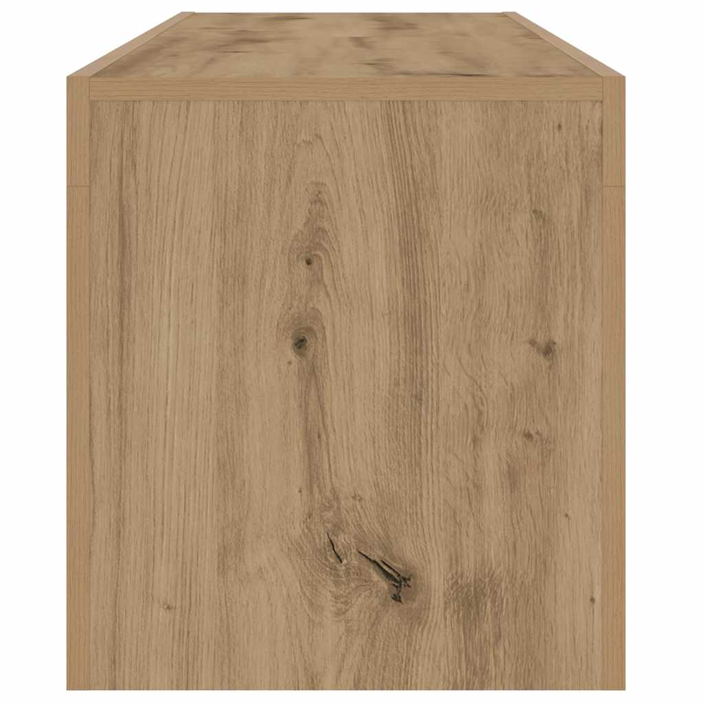 TV-Møbel Artisan Eik Tv-benk med LED-lys 140x36,5x40 cm