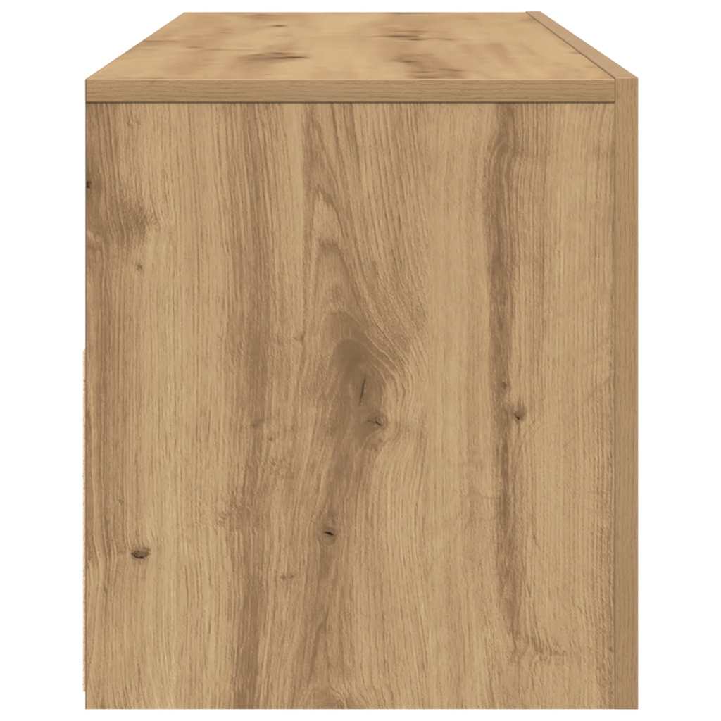 TV-Møbel Artisan Eik Tv-benk med LED-lys 120x35x40 cm