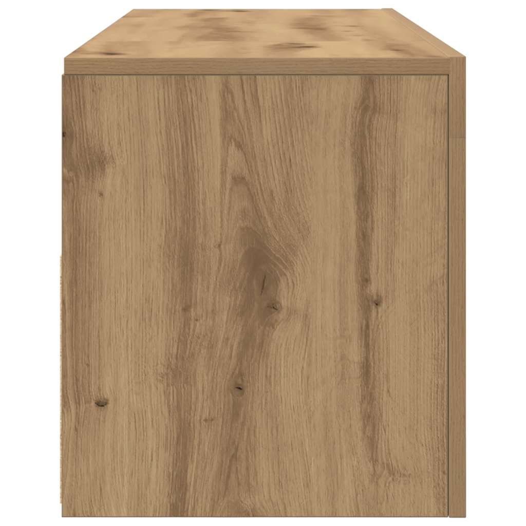 TV-Møbel Artisan Eik Tv-benk med LED-lys 120x35x40 cm