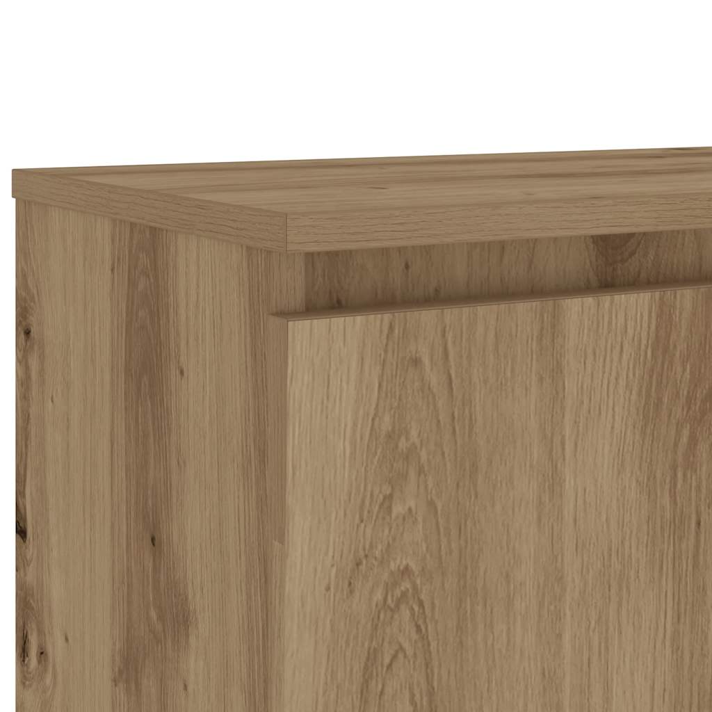TV-Møbel Artisan Eik Tv-benk med LED-lys 120x30x36 cm