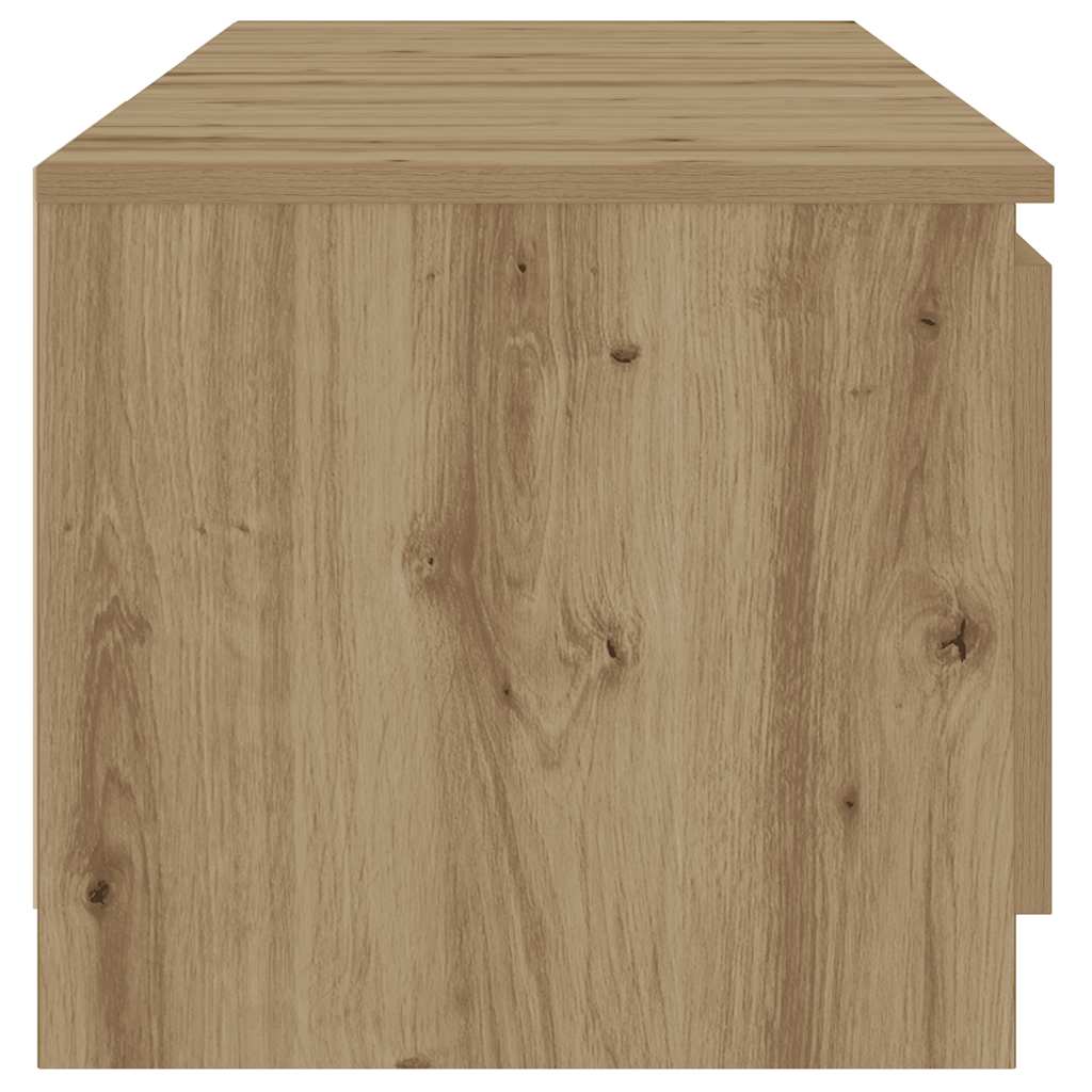 TV-Møbel Artisan Eik Tv-benk med LED-lys 140x40x35,5 cm