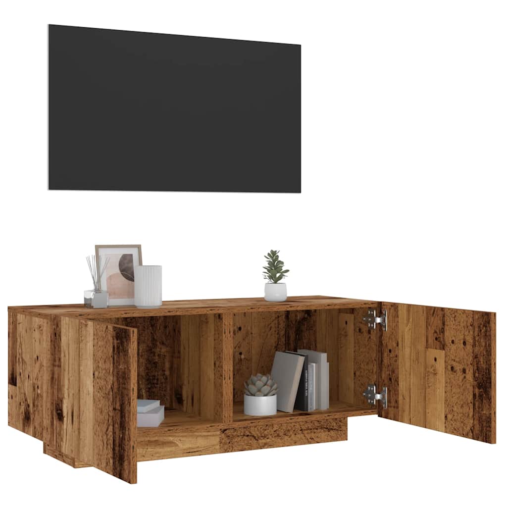 TV-Møbel Gammelt Tre TV-benk 100x35x40 cm