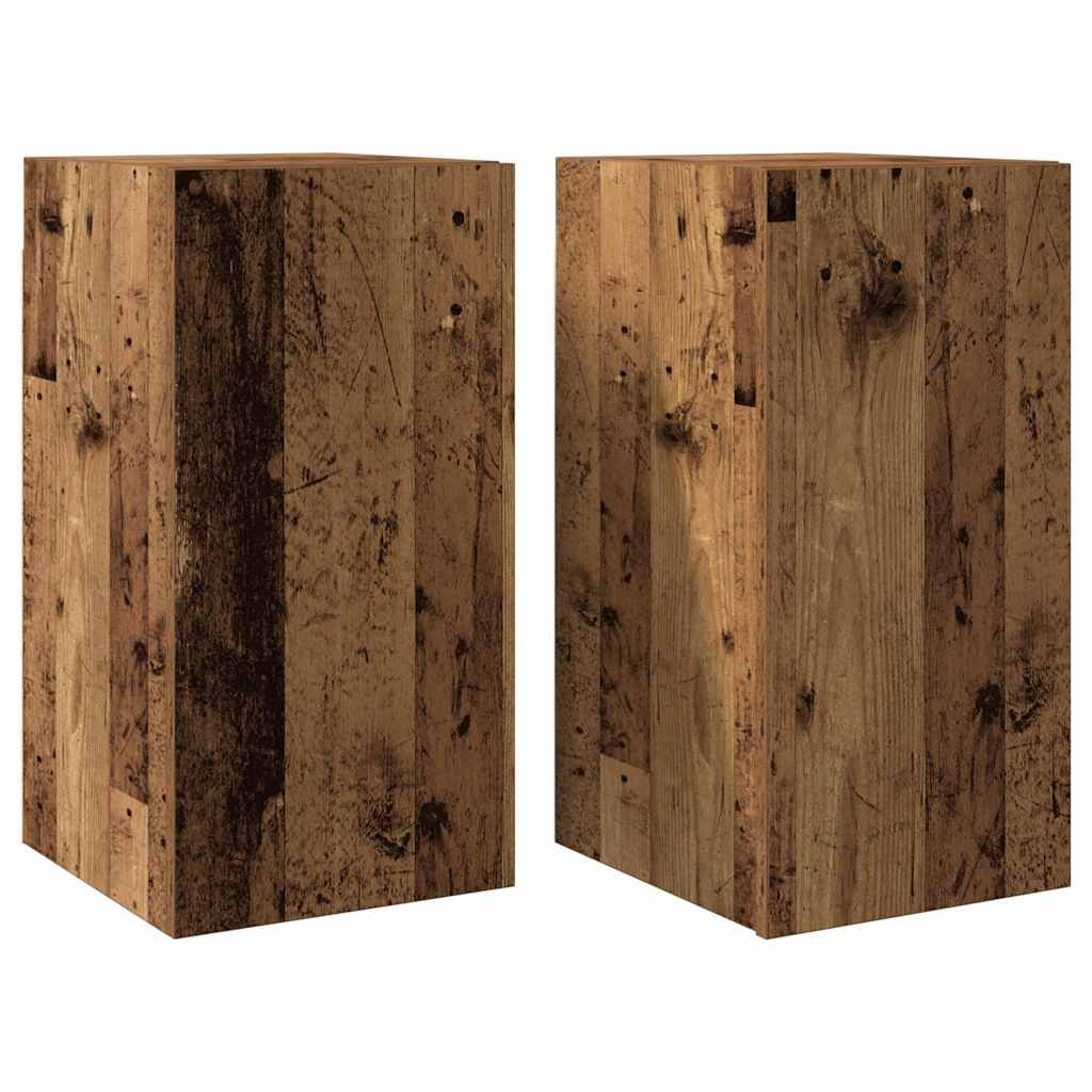 TV-Møbel Gammelt Tre Tv-benk 2 stk 30,5x30x60 cm
