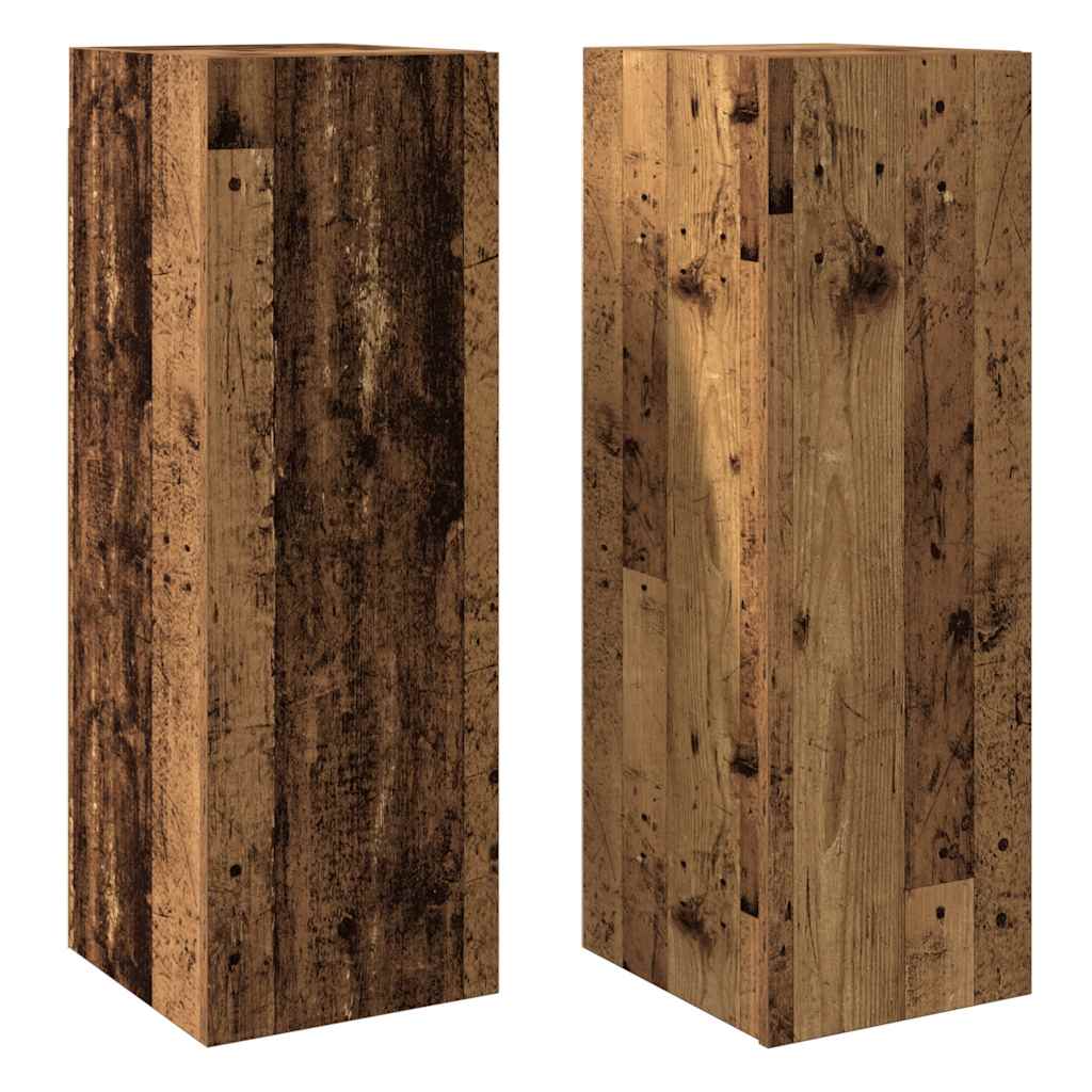 TV-Møbel Gammelt Tre Tv-benk 2 stk 30,5x30x90 cm