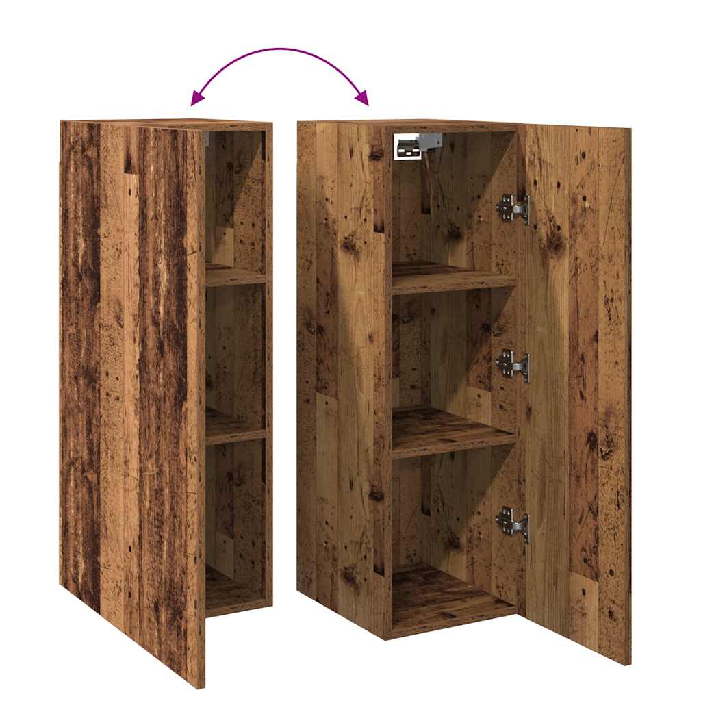 TV-Møbel Gammelt Tre Tv-benk 2 stk 30,5x30x90 cm