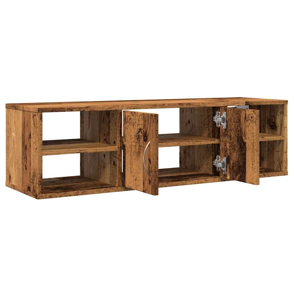 Veggskap gammelt tre 101x30x29 cm konstruert tre