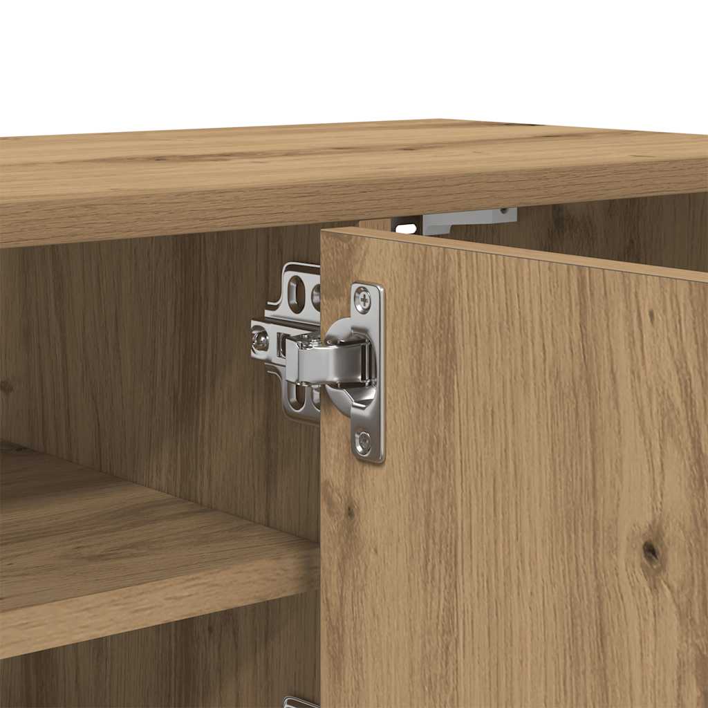 Veggskap artisan eik 101x30x29 cm konstruert tre