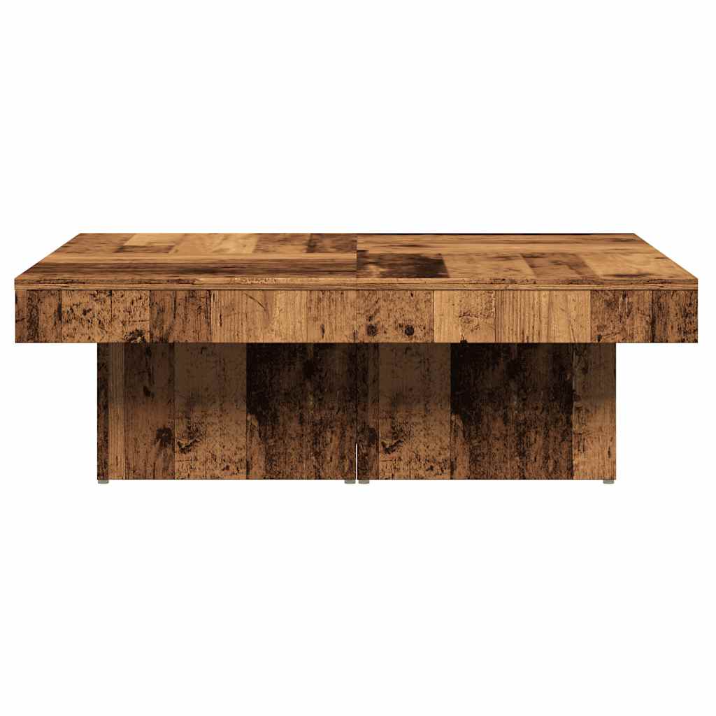 Salongbord Sofabord Gammelt Tre 90x90x28 cm