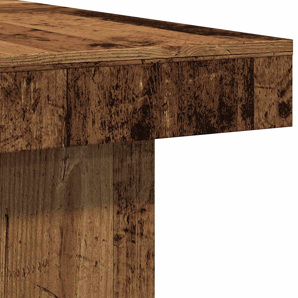 Salongbord Sofabord Gammelt Tre 90x90x28 cm