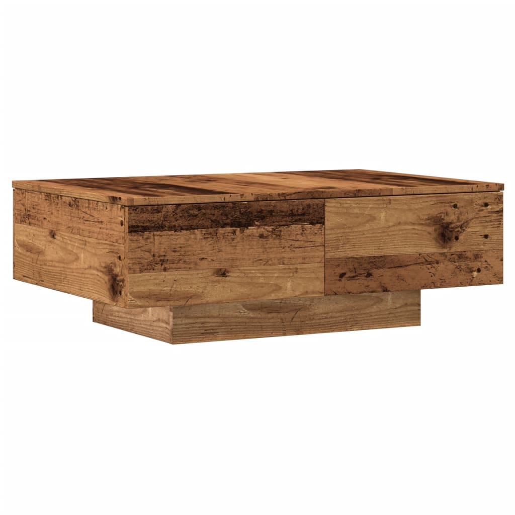 Salongbord Sofabord Gammelt Tre 90x60x31 cm