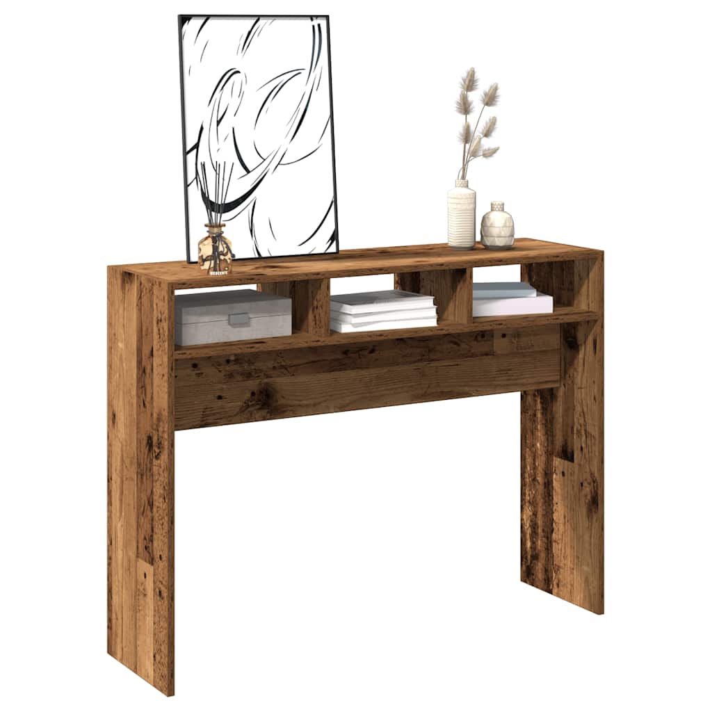 Avlastningsbord konsollbord Gammelt Tre 105x30x80 cm