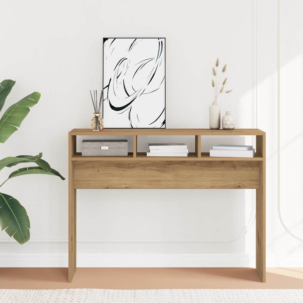Avlastningsbord konsollbord Artisan Eik 105x30x80 cm