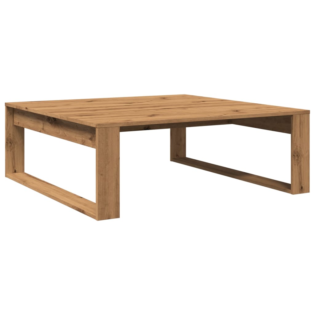 Salongbord Sofabord Artisan Eik 100x100x35 cm