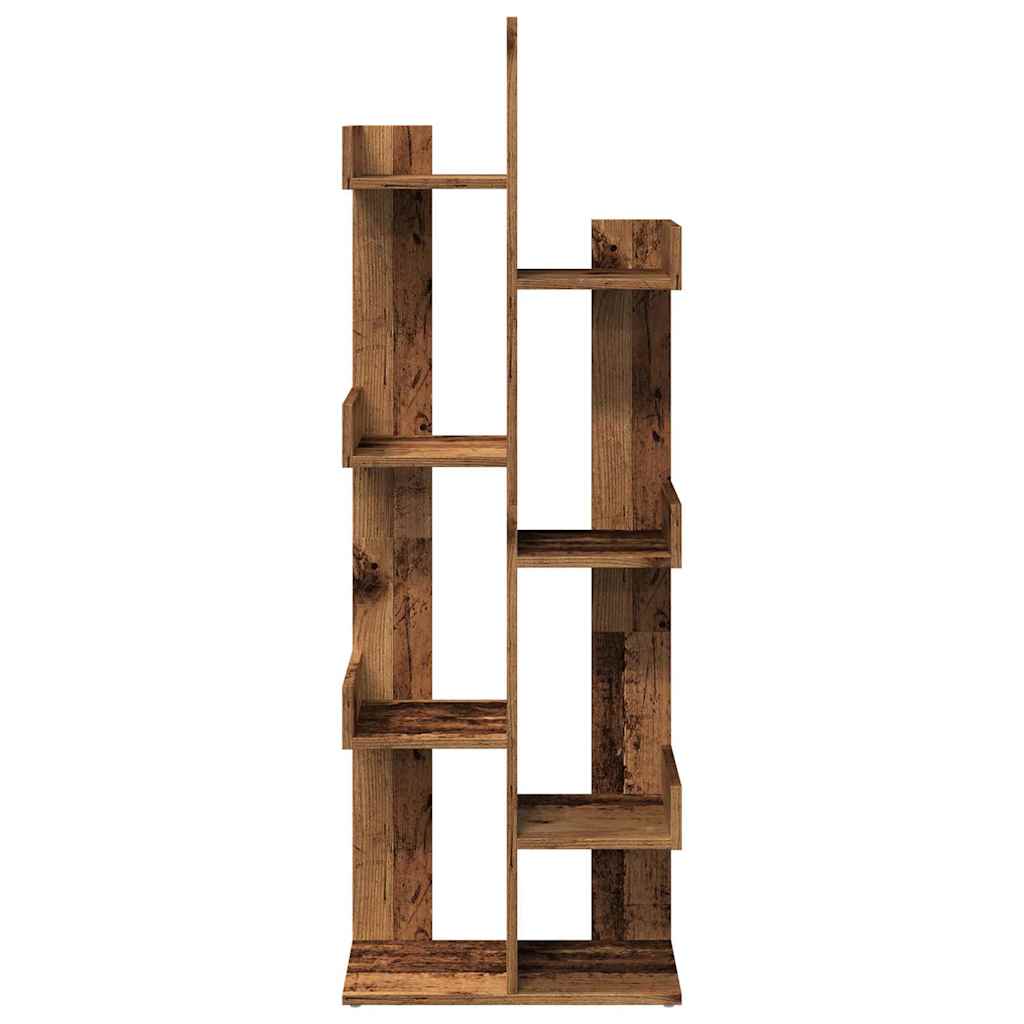 Bokhylle Gammelt Tre 48x25,5x140 cm