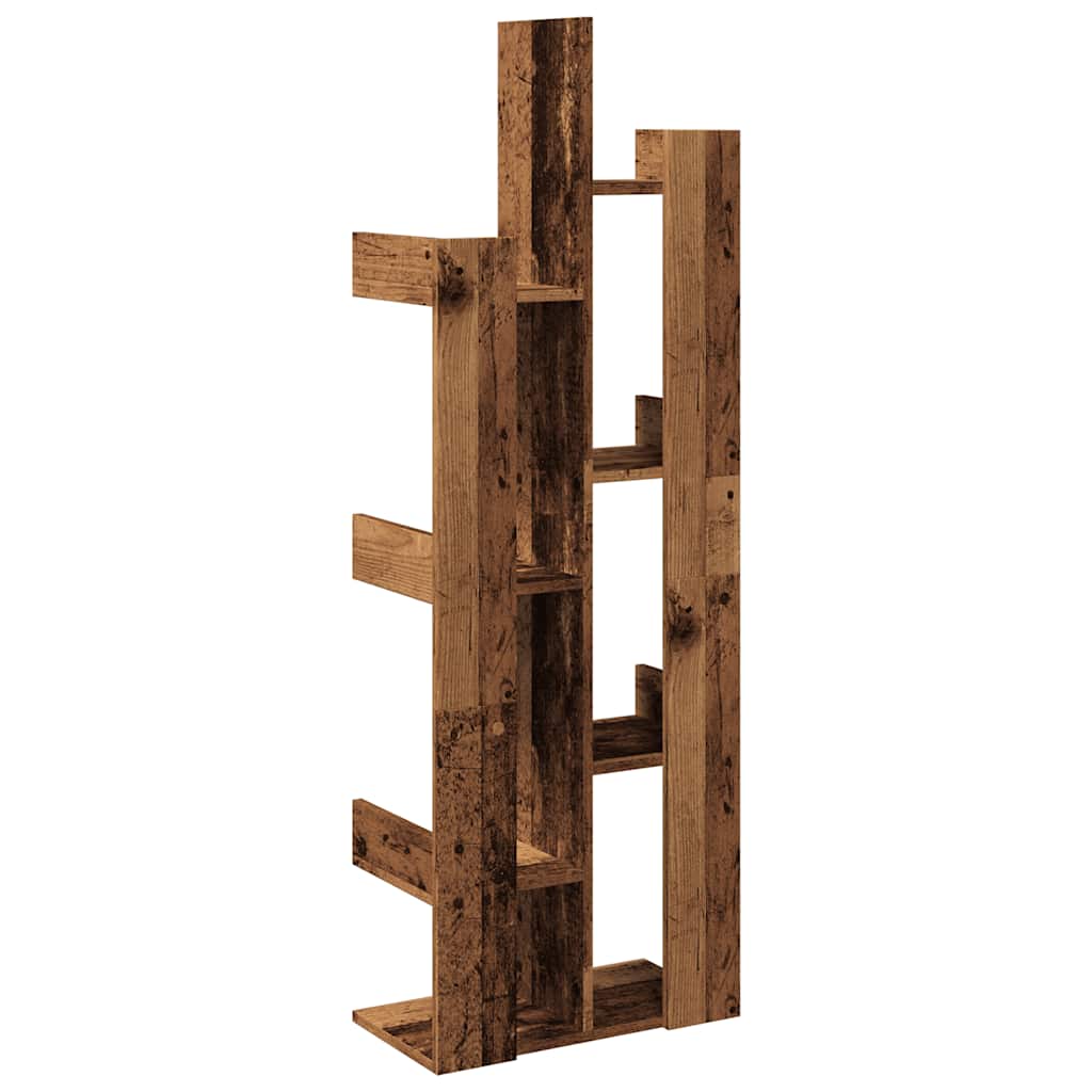 Bokhylle Gammelt Tre 48x25,5x140 cm