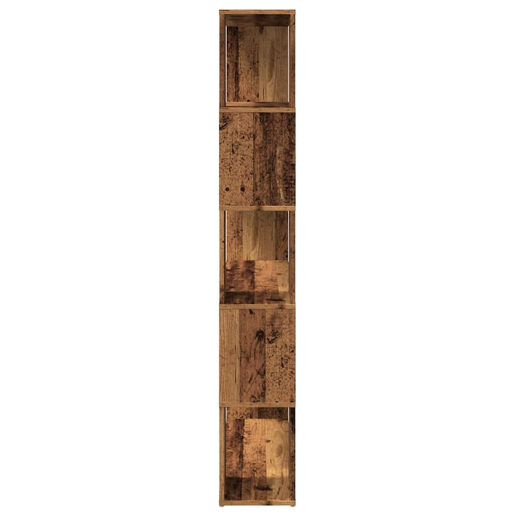 Bokhylle Gammelt Tre Romdeler 100x24x155 cm
